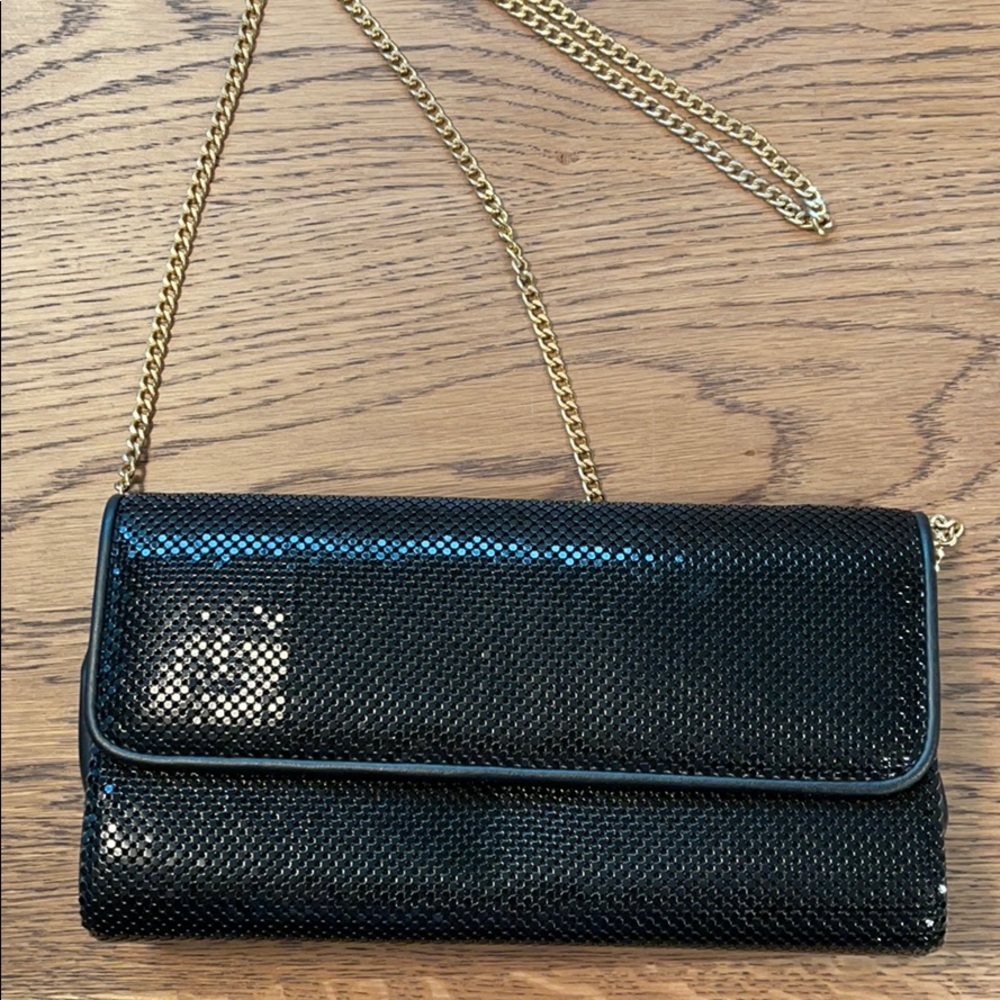Vintage whiting and Davis international black mesh